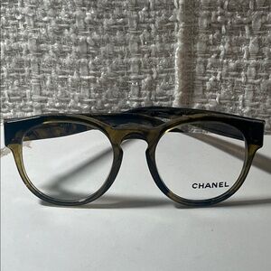 Authentic CHANEL olive women’s Glasses 3246 c.1568